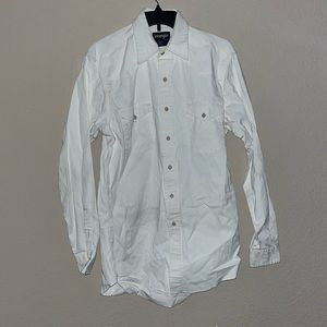 Vintage wrangler long sleeve shirt size 15 1/2-34